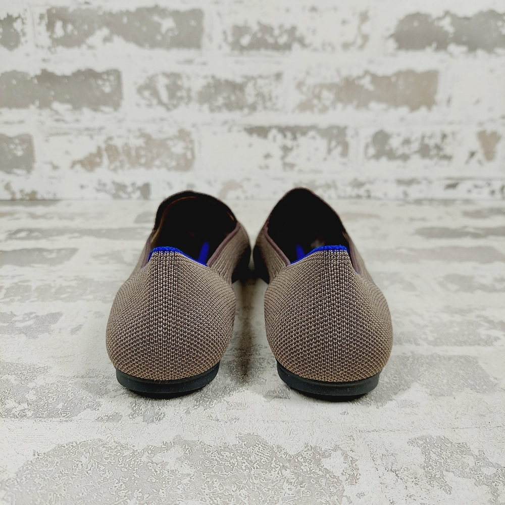 New Rothy's The Loafer Mocha Knit Round Toe Slip On Loafers T305 - Picture 3 of 10